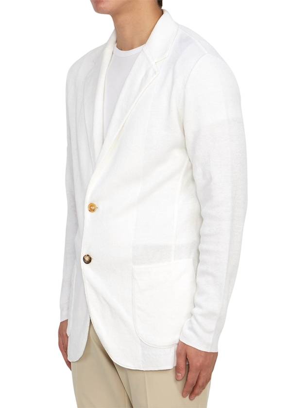 Men's Cardigan White - RVR LARDINI - BALAAN 3