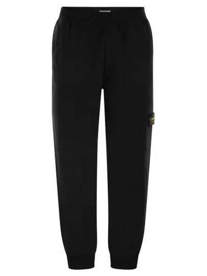 Signature Wappen Patch Cotton Baggy Pants Black - STONE ISLAND - BALAAN 2