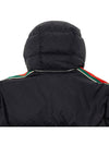 GG Jacquard Hooded Padding Jacket Black - GUCCI - BALAAN 9