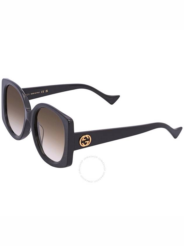 Gucci Brown Gradient Geometric Ladies Sunglasses GG1257SA 004 56 - GUCCI - BALAAN 3