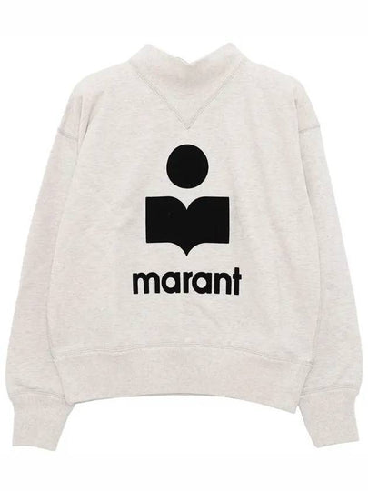 Moby Logo Print Sweatshirt Ecru - ISABEL MARANT - BALAAN 2