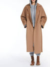 Copy Button Wool Double Coat Camel - S MAX MARA - BALAAN 5