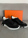 Bouncing Leather Low Top Sneakers Noir - HERMES - BALAAN 8