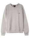 Item Logo Cotton Sweatshirt Grey - A.P.C. - BALAAN 2