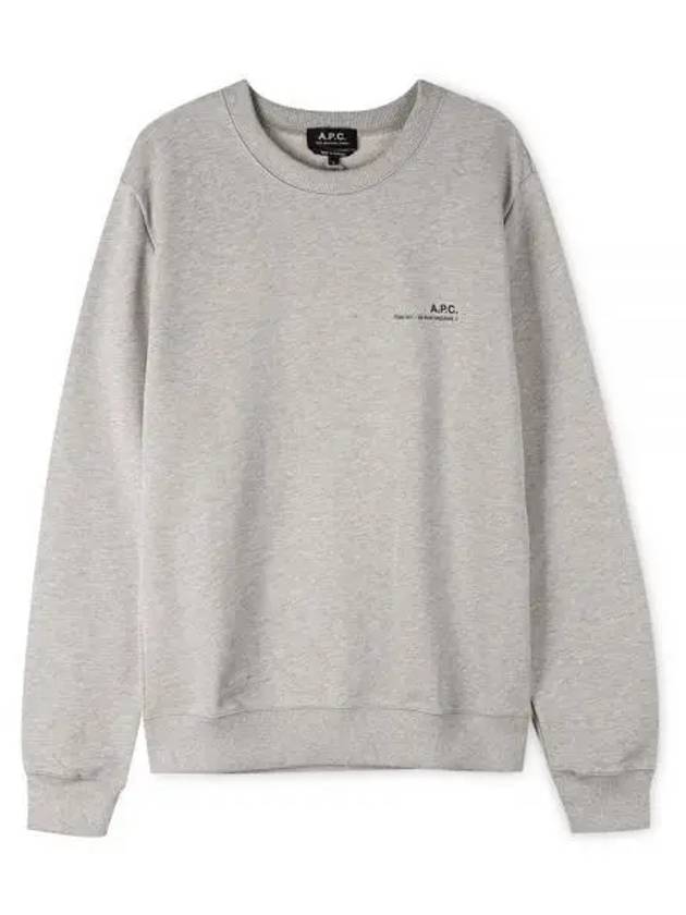 Item Logo Cotton Sweatshirt Grey - A.P.C. - BALAAN 2