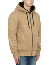 Classic Bunny Zip Up Hoodie White Lining Camel - MOOSE KNUCKLES - BALAAN 5