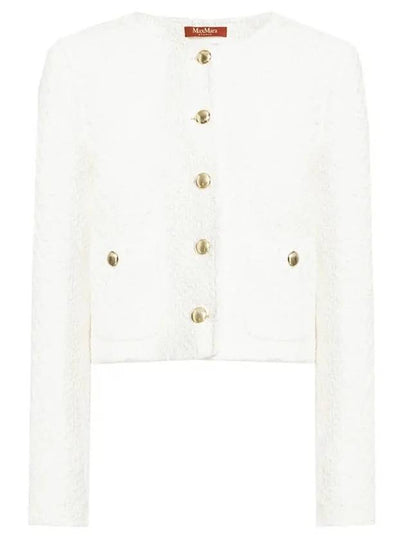 Women's Gavino Cotton Jacket White - MAX MARA - BALAAN 2