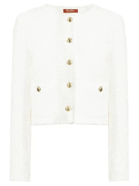 Women's Gavino Cotton Jacket White - MAX MARA - BALAAN 2