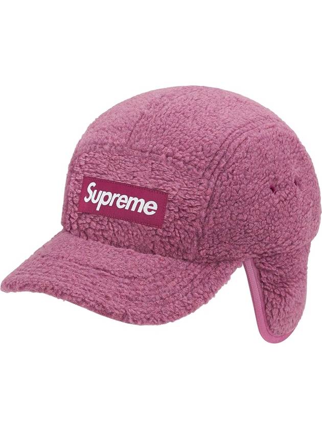 Deep Pile Earflap Camp Cap Purple Deep Pile Earflap - SUPREME - BALAAN 3