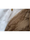 22 Small Gold Logo Shiny Calfskin Shoulder Bag White - CHANEL - BALAAN.
