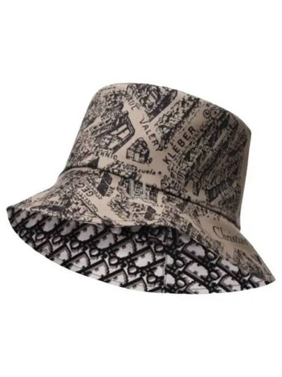 Teddy-D Plan De Paris Reversible Bucket Hat Beige - DIOR - BALAAN 2