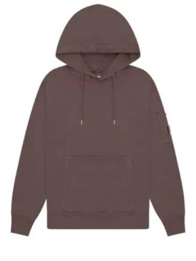 Brushed Emerized Diagonal Fleece Lens Hoodie Purple - CP COMPANY - BALAAN 2