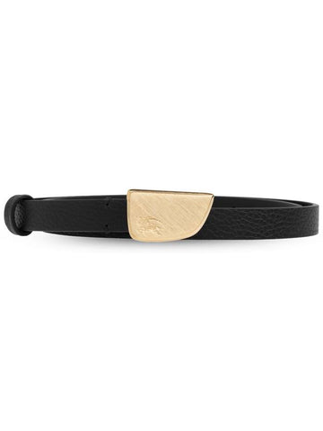 Burberry Leather Belt, Women's, Black - BURBERRY - BALAAN 1