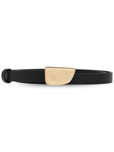 Burberry Leather Belt, Women's, Black - BURBERRY - BALAAN 1