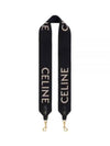 Jacquard Wool Long Strap Black - CELINE - BALAAN 2