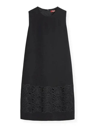 Women's Editore Sleeveless Short Dress Black - MAX MARA - BALAAN 1