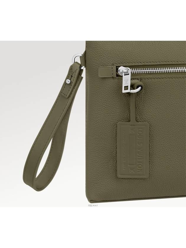 Takeoff Pouch Bag Khaki - LOUIS VUITTON - BALAAN 4