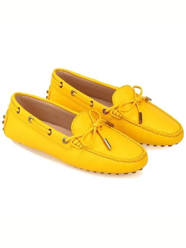 Women's Heaven Gomino Driving Shoes Yellow - TOD'S - BALAAN.