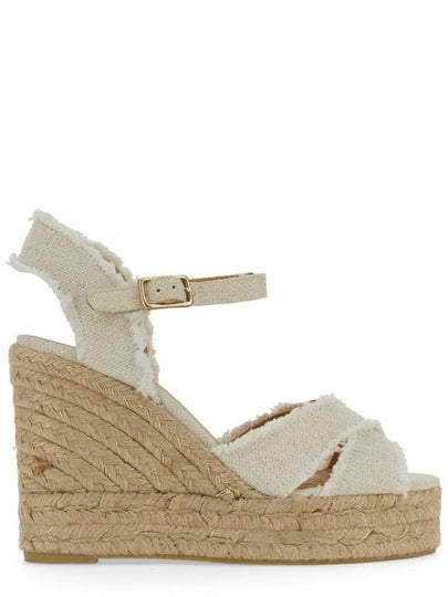 Women s Bromelia Buckle Wedge Heel Ivory - CASTANER - BALAAN 2