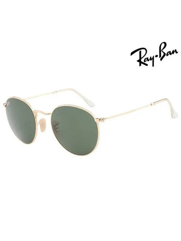 Sunglasses RB3447 001 Round Metal Men Women - RAY-BAN - BALAAN 1