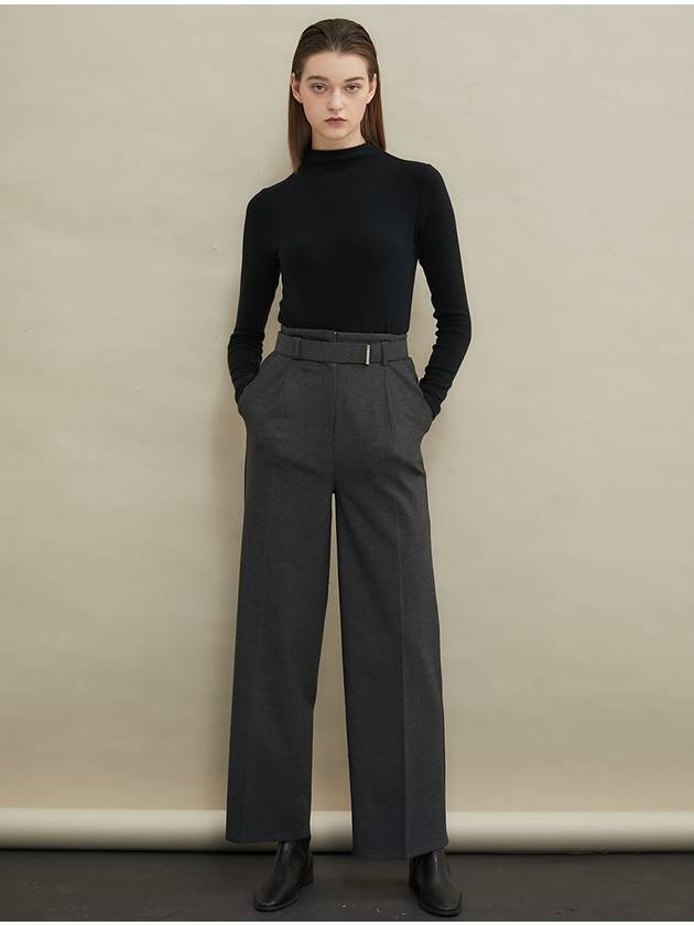 Martin highwaist wide slacks Charcoal - MANAVIS7 - BALAAN 2