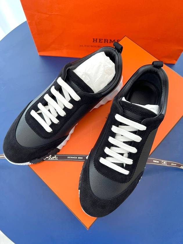 Bouncing Low Top Sneakers Noir - HERMES - BALAAN 9