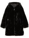 State Bunny Fur Jacket Black - MOOSE KNUCKLES - BALAAN 2