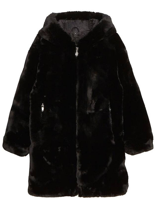 State Bunny Fur Jacket Black - MOOSE KNUCKLES - BALAAN 2