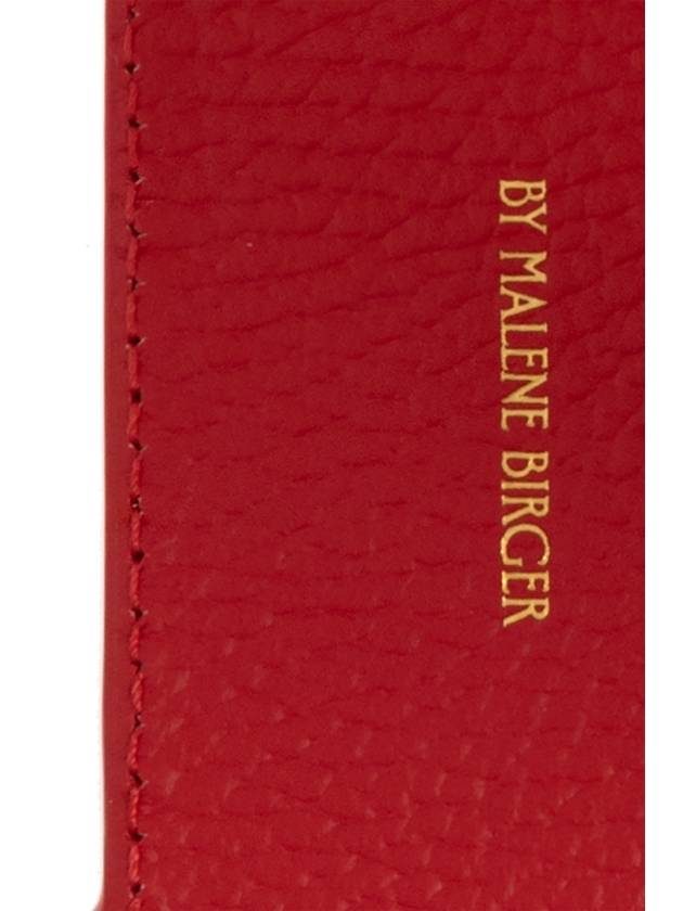 By Malene Birger Leather Keyring Monno, Women's, Red - BY MALENE BIRGER - BALAAN 4