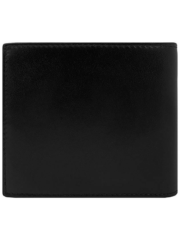 Tiny Monogram Half Wallet Black Gold - SAINT LAURENT - BALAAN 4