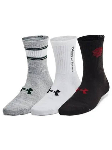 Women s Essential Mid Crew Socks 3 Pairs 1382942 101 - UNDER ARMOUR - BALAAN 1