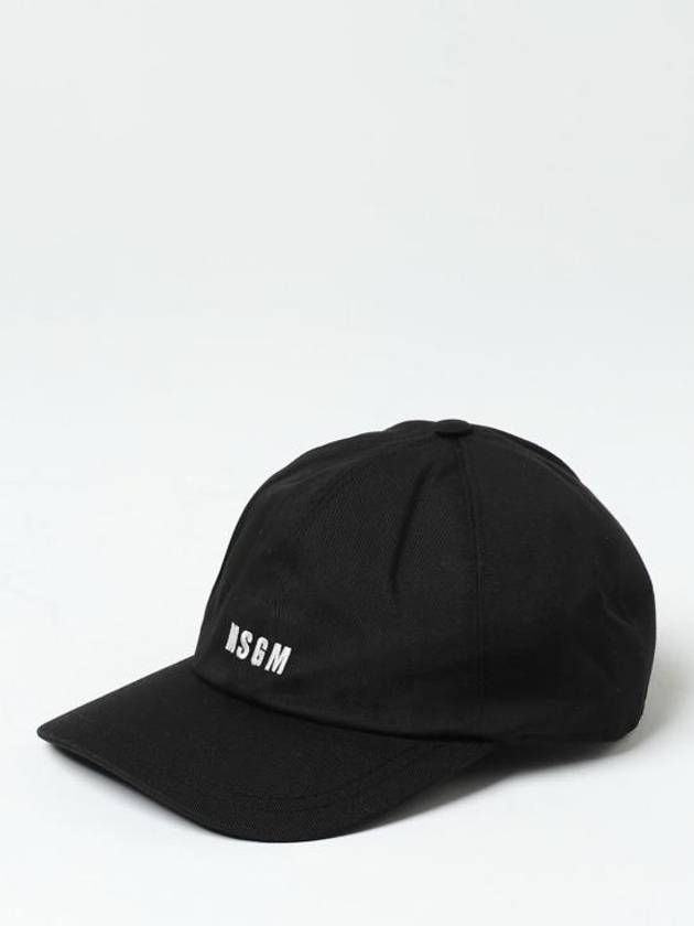 Embroidered Micro Logo Ball Cap Black - MSGM - BALAAN 2