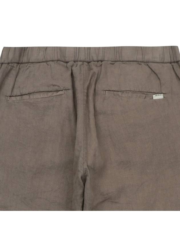 Men's back banding linen onetuck baggy pants MMPTM5T63 950 - AT.P.CO - BALAAN 6