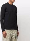 Wappen Patch Crew Neck Knit Top Black - STONE ISLAND - BALAAN 4