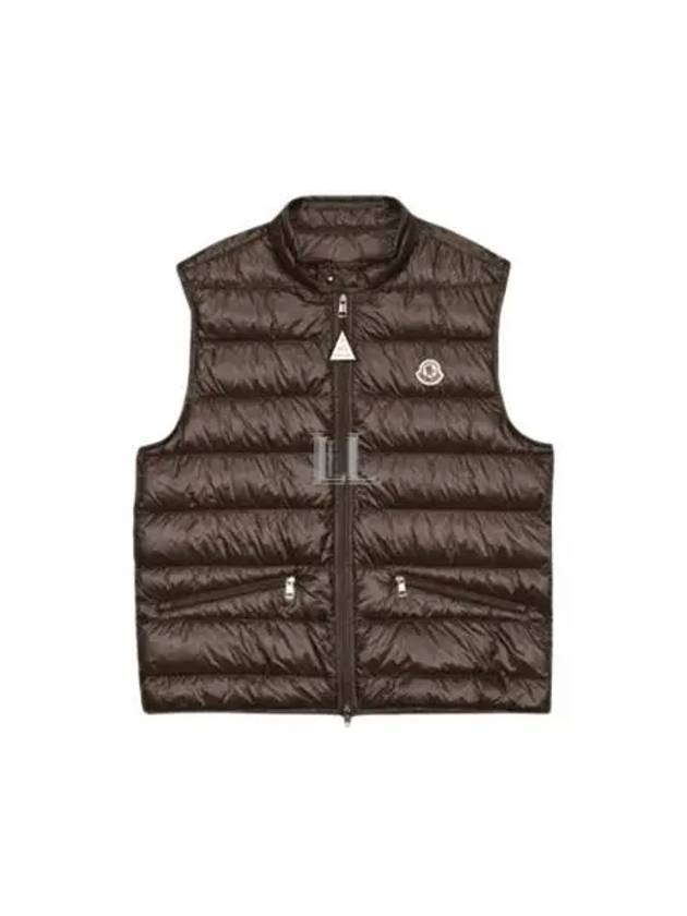 Gui Padded Vest Brown - MONCLER - BALAAN 2