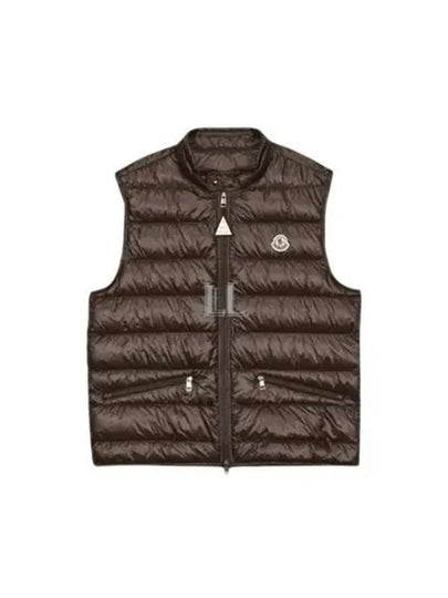 Gui Padded Vest Brown - MONCLER - BALAAN 2