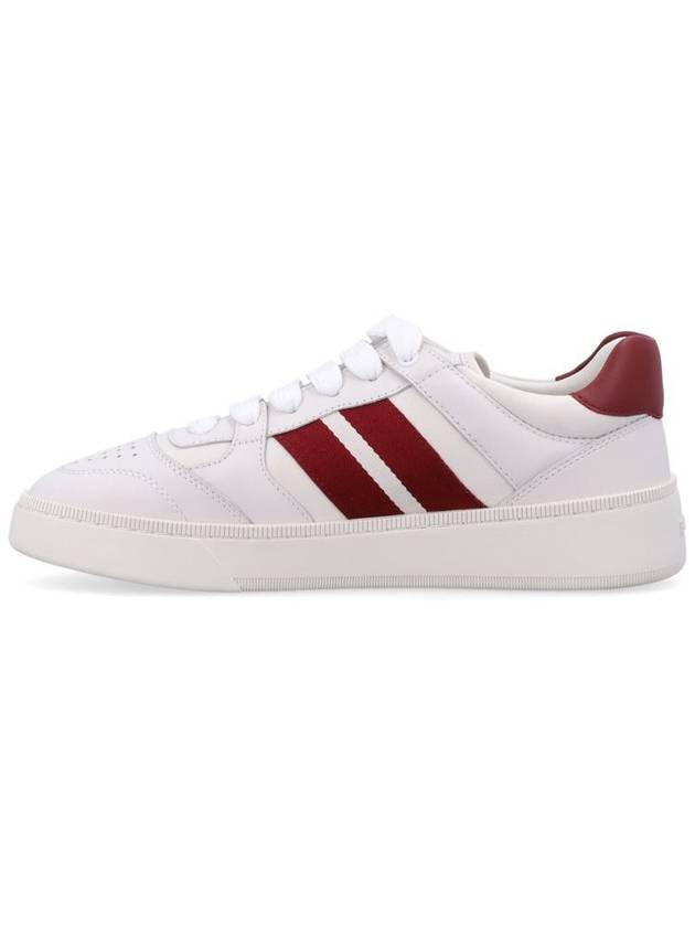 Rebby Leather Low-Top Sneakers White - BALLY - BALAAN 4