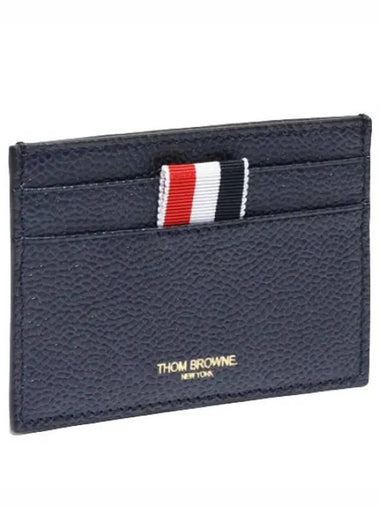 Applique diagonal stripe card wallet - THOM BROWNE - BALAAN 1