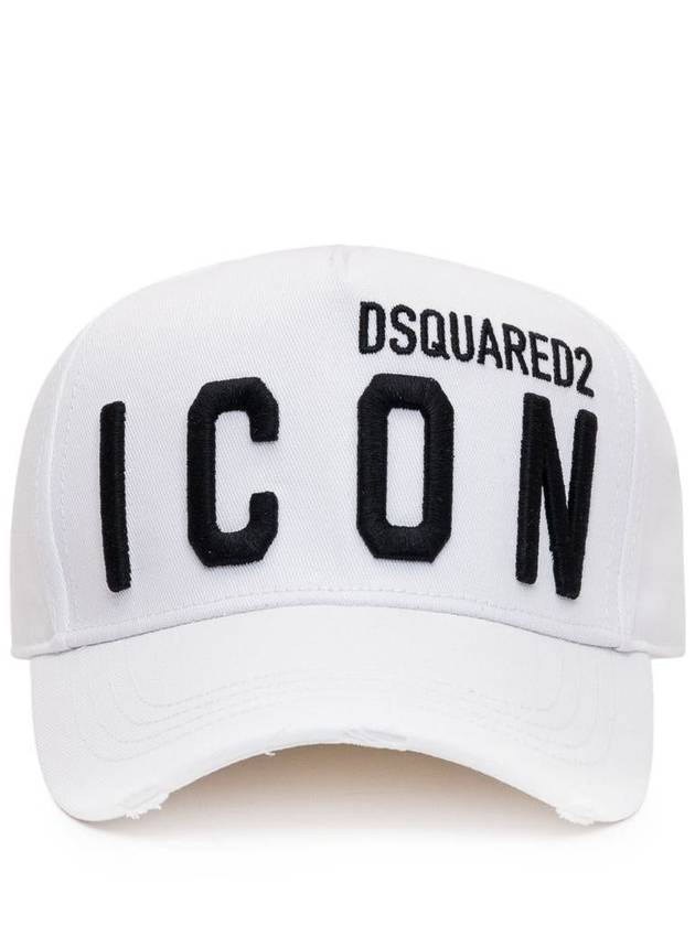 icon logo ball cap white - DSQUARED2 - BALAAN 2