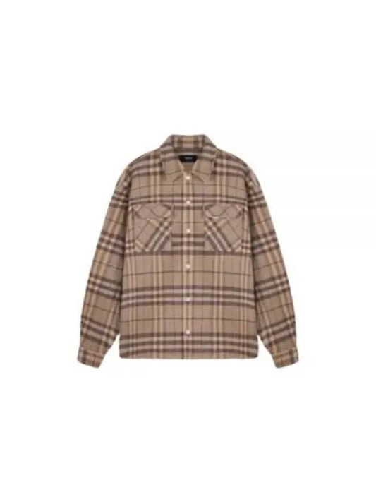 ML2005 407 initial print flannel jacket - REPRESENT - BALAAN 1