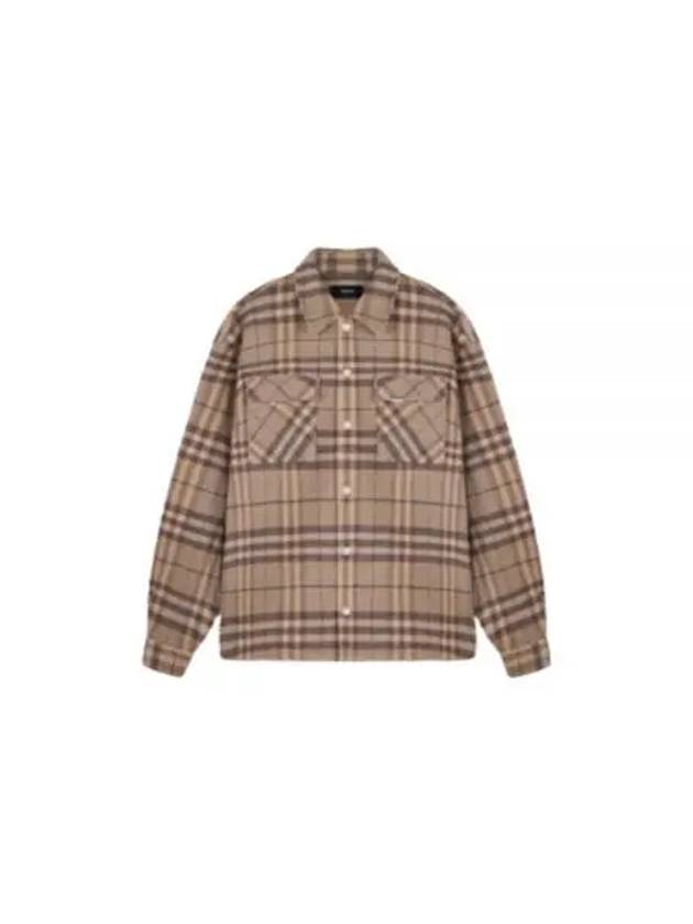 ML2005 407 initial print flannel jacket - REPRESENT - BALAAN 1