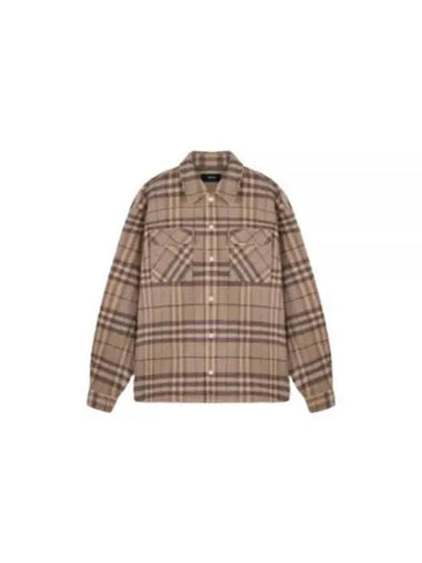 ML2005 407 initial print flannel jacket - REPRESENT - BALAAN 1