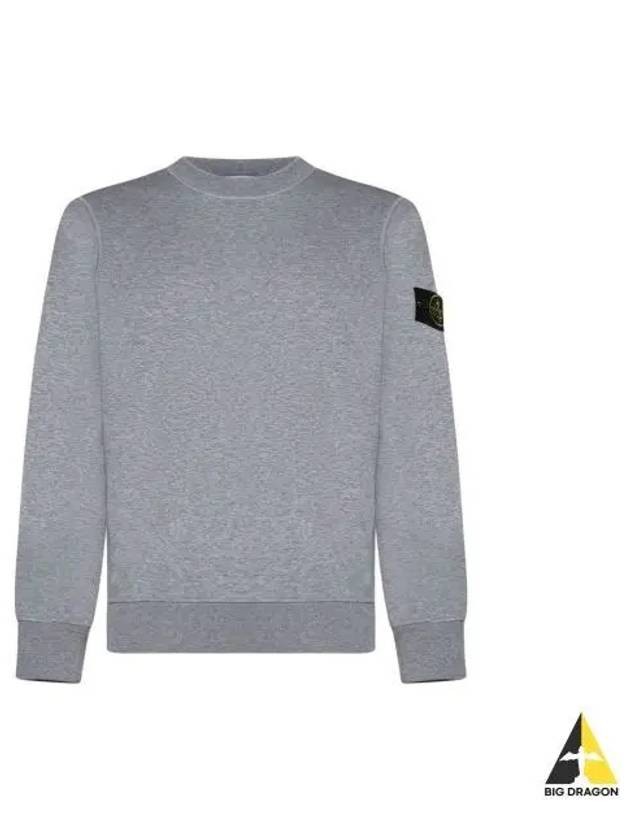 Wappen Patch Garment Dyed Sweatshirt Grey - STONE ISLAND - BALAAN 2