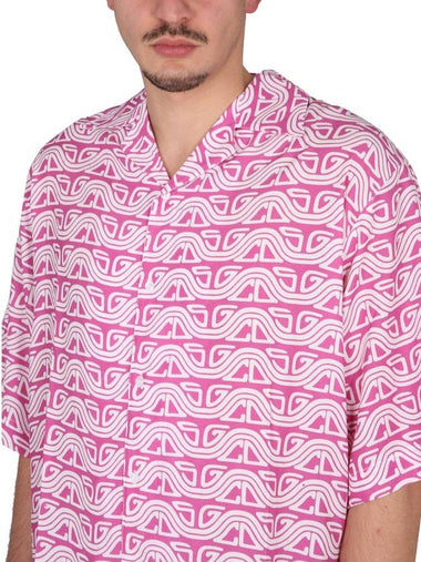 23 ss Monogram WAVED Shirt SS23M24072347 B0040207532 - GCDS - BALAAN 1