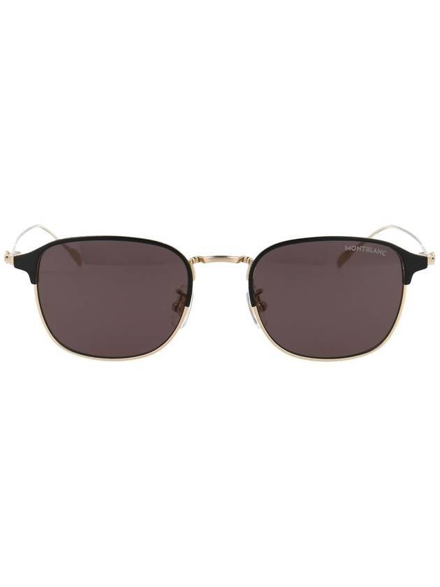 Black Sunglasses Gold - MONTBLANC - BALAAN.