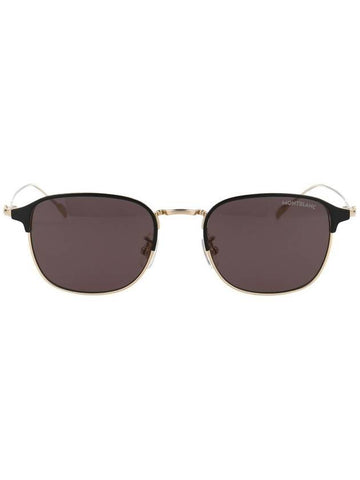 Black Sunglasses Gold - MONTBLANC - BALAAN.