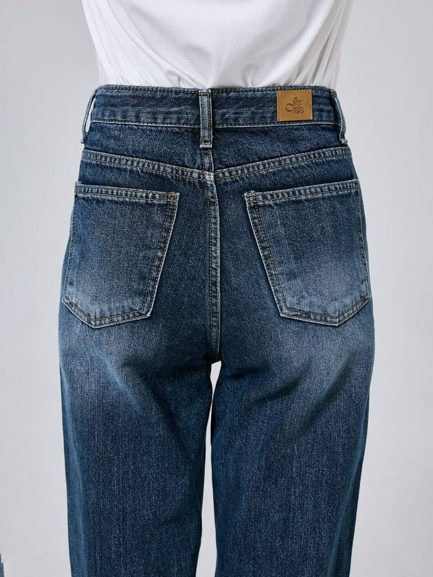 Women s Straight Fit Washed Denim Pants JE7RDPA02F - JBYRARA - BALAAN 3