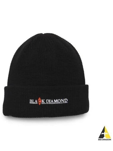 BLACK DIAMOND merino beanie AAAAP721030 - BLACK & BROWN - BALAAN 1