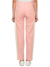 Women's Embroidered Logo Striped Track Pants Baby Pink - SPORTY & RICH - BALAAN 5