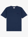 Bold Fox Head Patch Comfort Short Sleeve T-Shirt Navy - MAISON KITSUNE - BALAAN 2